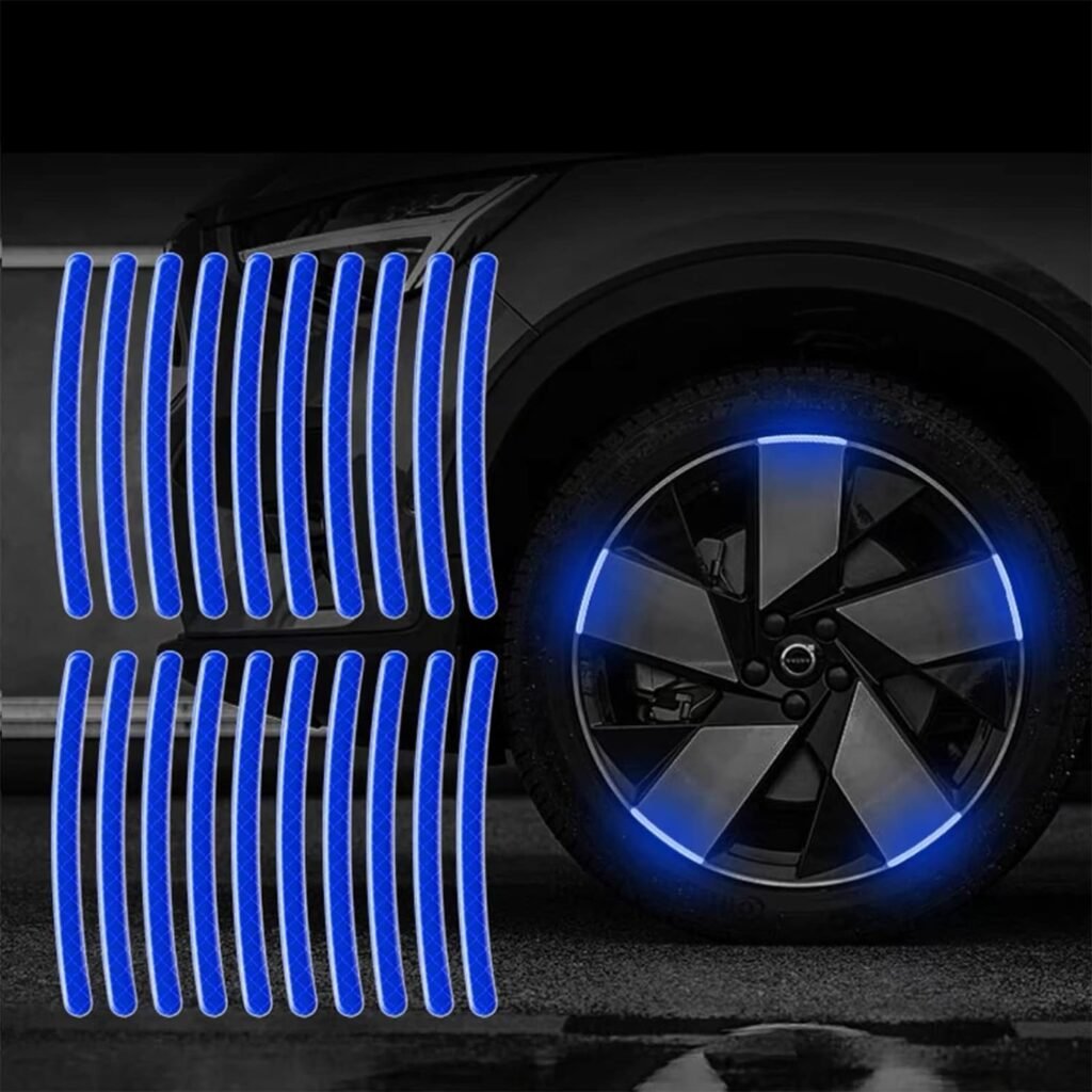 High Visibility Waterproof Reflective Cars Stickers For Night Driving & Stylish Decoration