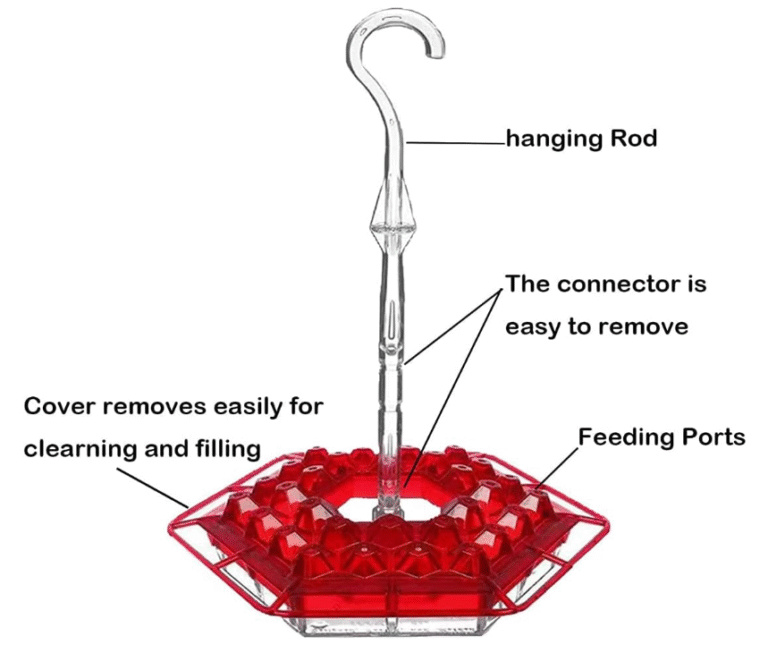 Easy Cleaning Hummingbird Feeder For Outdoors - Image 9