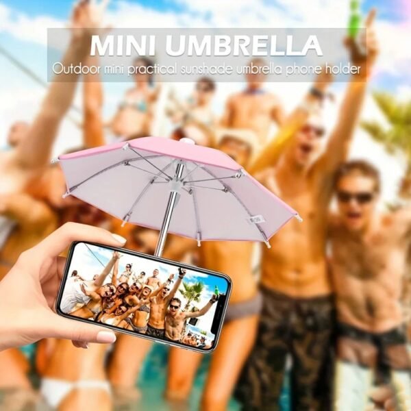 🔥 Hot Deal 🔥 Creative Outdoor Mini Umbrella Phone Holder - Image 2