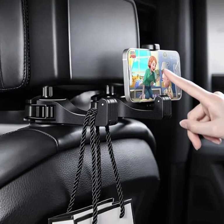 Dual-Function Car Headrest Hooks With 360° Rotation - Image 7