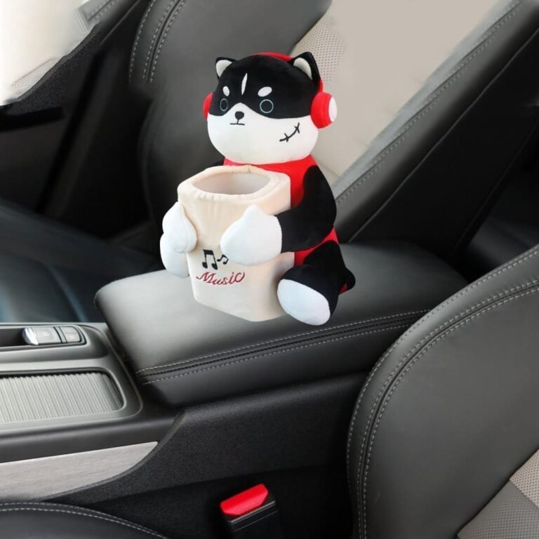 Cartoon Armrest Car Tissue Box Organizer - Image 2