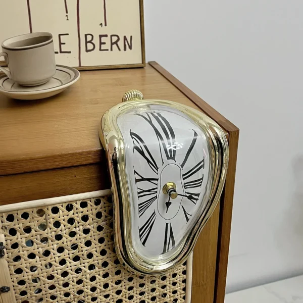 Surreal Melting Clock - Salvador Dali Surreal Melting Clock For Home Decoration - Image 3