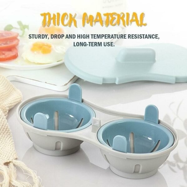 Draining Egg Boiler With Double Slot Steaming Tray For Quick Breakfast - Image 9