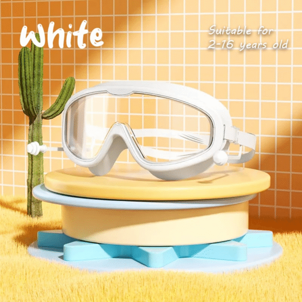 Large Frame Waterproof And Anti-Fog Children's Swimming Goggles - Image 15