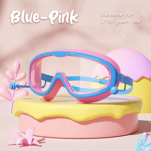 Large Frame Waterproof And Anti-Fog Children's Swimming Goggles - Image 11