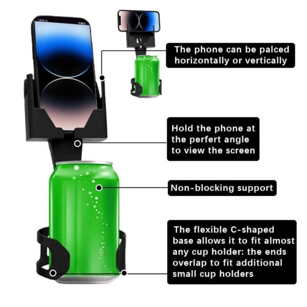 The Ultimate 2-in-1 Phone Cup Holder Solution - Image 6