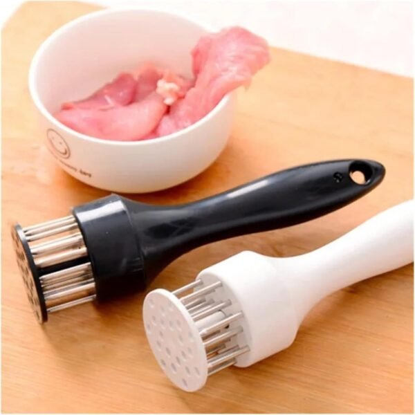 Stainless Steel Meat Tenderizer Needle 21 Pin Steak BBQ Kitchen Cooking Tool - Image 3