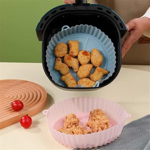 Reusable Air Fryer Silicone Baking Tray Liner - Image 8
