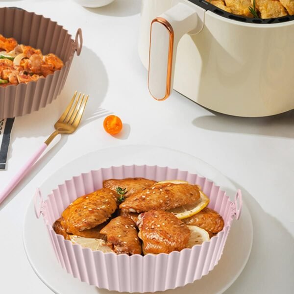 Reusable Air Fryer Silicone Baking Tray Liner - Image 7