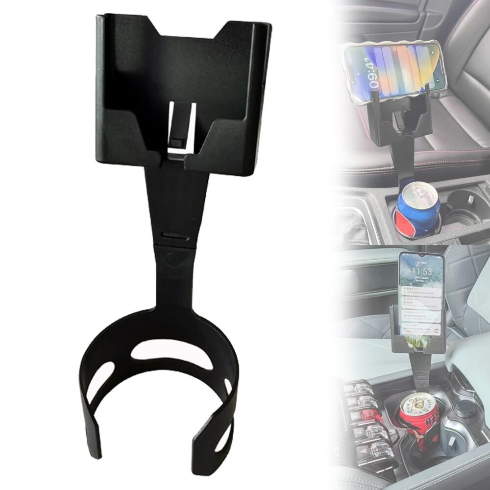 The Ultimate 2-in-1 Phone Cup Holder Solution