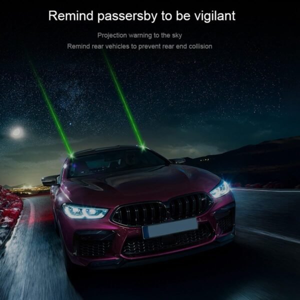 Anti-Rear-End Collision Warning Spotlight Car Laser - Image 5
