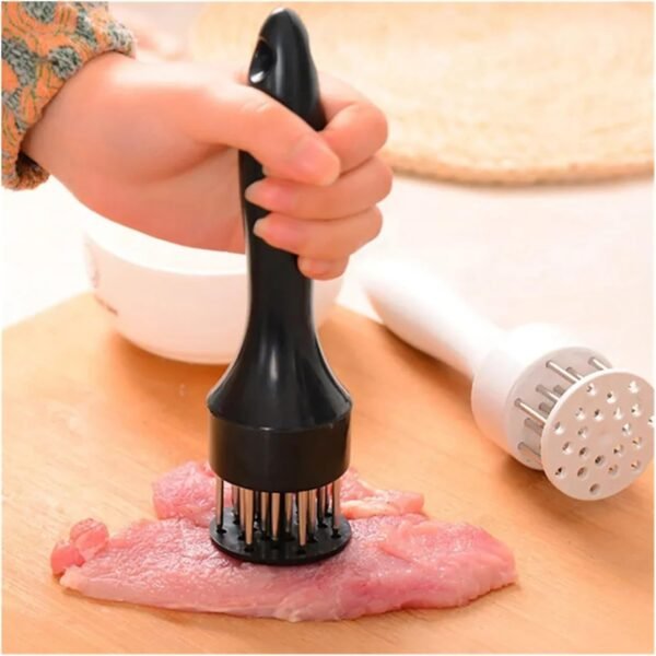 Stainless Steel Meat Tenderizer Needle 21 Pin Steak BBQ Kitchen Cooking Tool - Image 2