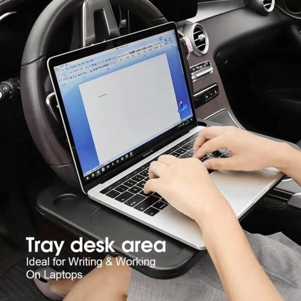 Multifunctional Steering Wheel Tray For Car Accessories - Image 3