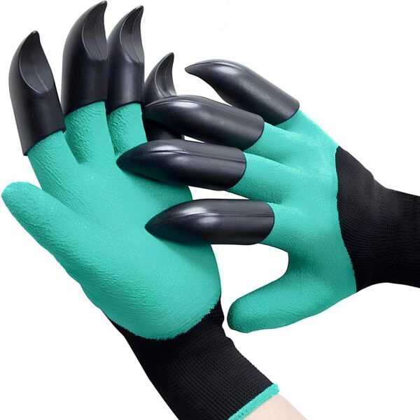2 in 1 Protective Latex Claws Gardening Gloves - Image 2