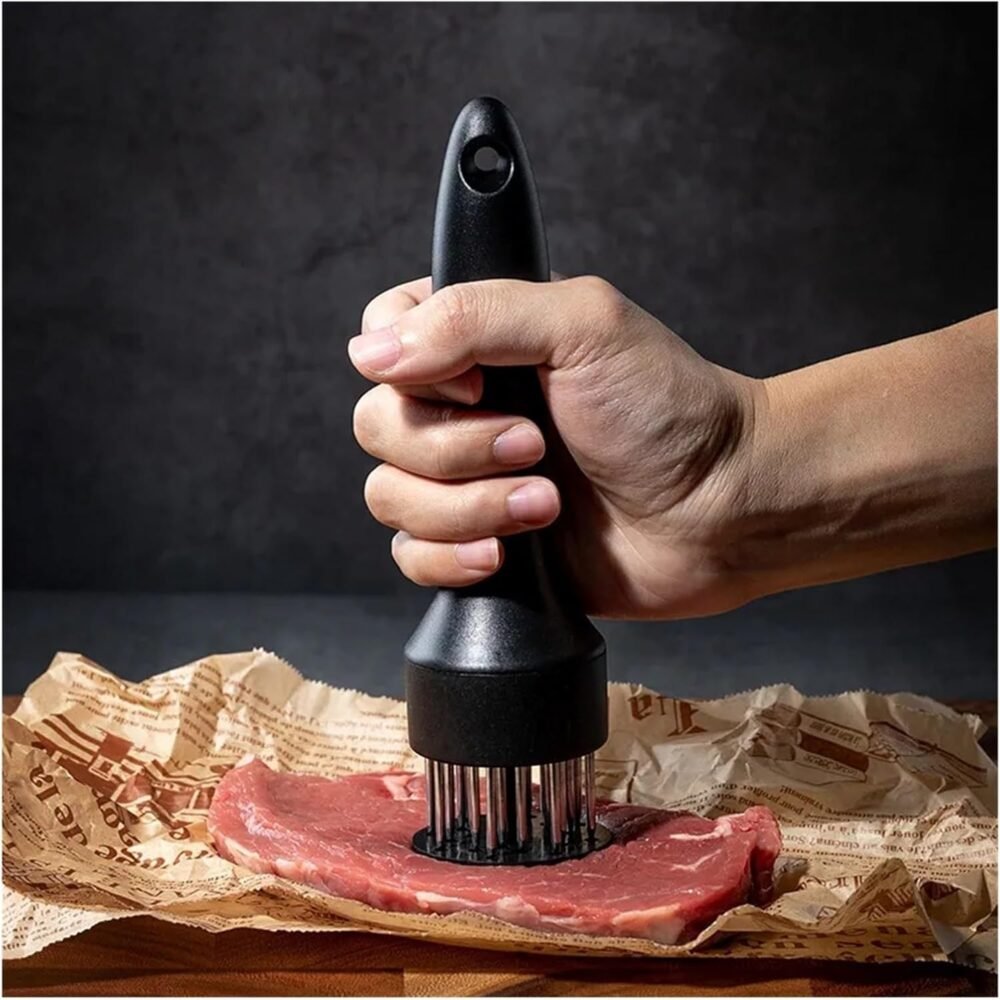 Stainless Steel Meat Tenderizer Needle 21 Pin Steak BBQ Kitchen Cooking Tool