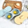 Draining Egg Boiler With Double Slot Steaming Tray For Quick Breakfast