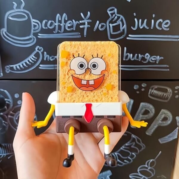 Creative Bob Sponge Holder For Kitchen Supplies - Image 3