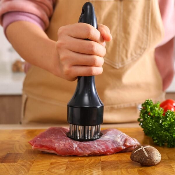 Stainless Steel Meat Tenderizer Needle 21 Pin Steak BBQ Kitchen Cooking Tool - Image 8