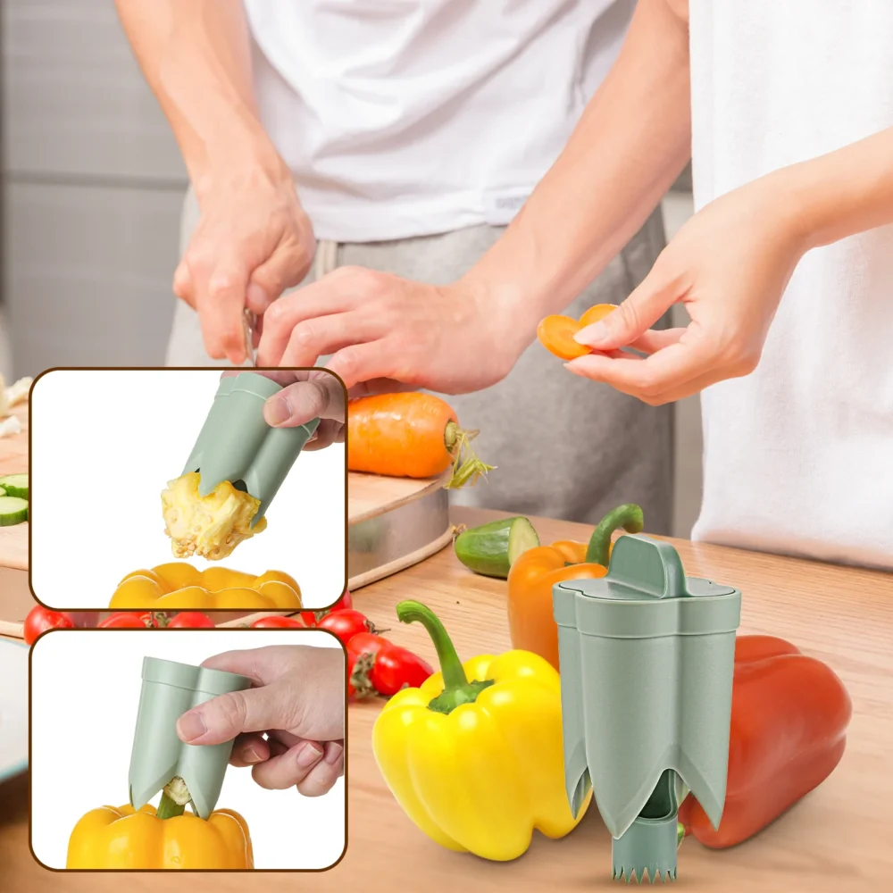 2in1 Fruit Pepper Corer