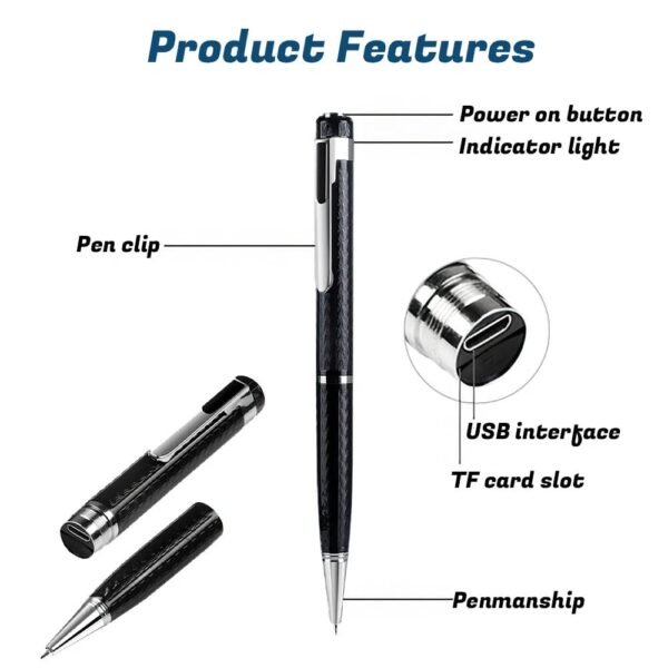 Mini Audio Voice Recorder Hidden Pen - Image 10