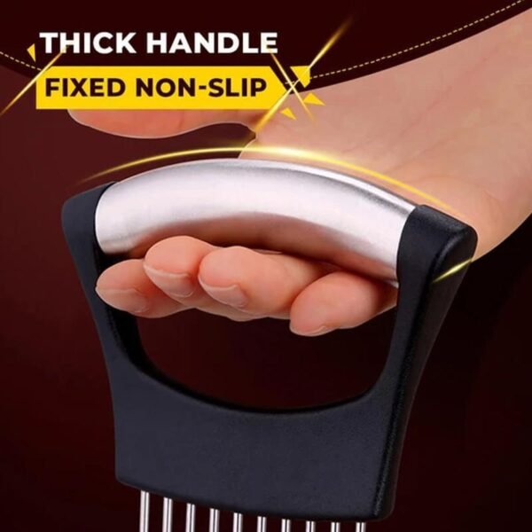 Convenient Kitchen Tool Stainless Steel Slice Holder - Image 5
