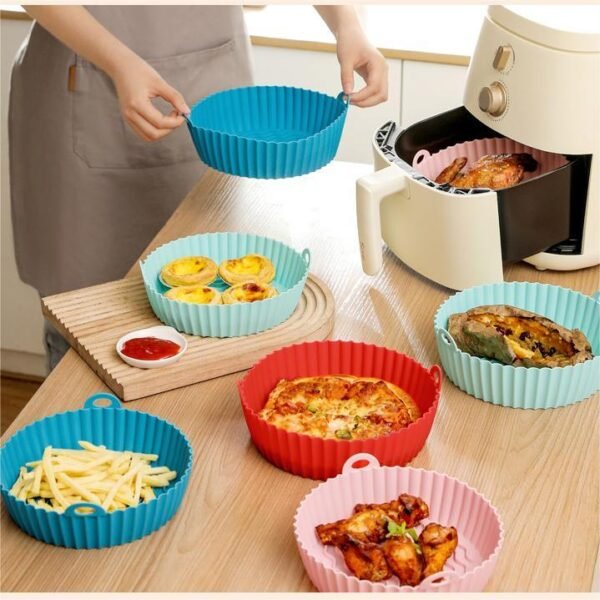 Reusable Air Fryer Silicone Baking Tray Liner