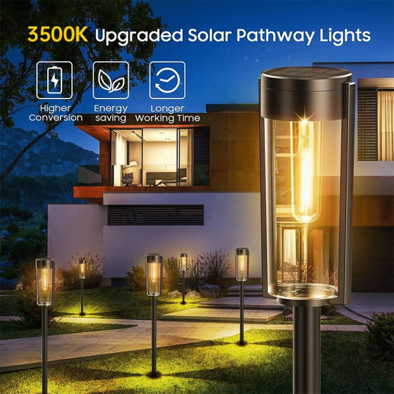 Weatherproof Solar Pathway Lights for For Luminous Garden, Patio, and Walkway Decoration - Image 2