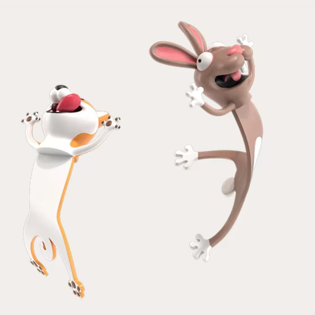 Creative Funny 3D Stereo Cartoon Animals Bookmark - Image 9