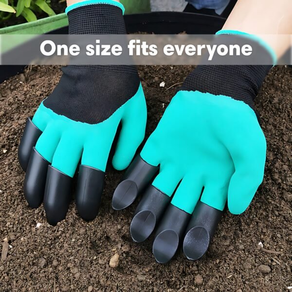 2 in 1 Protective Latex Claws Gardening Gloves - Image 5