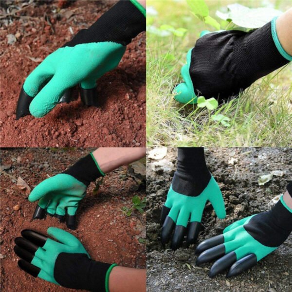 2 in 1 Protective Latex Claws Gardening Gloves - Image 10
