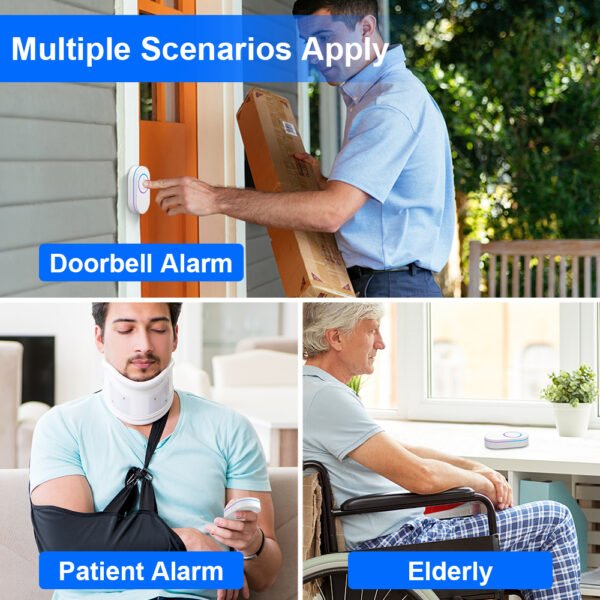 IP65 Waterproof Smart Wireless Doorbell With LED Light - Image 7