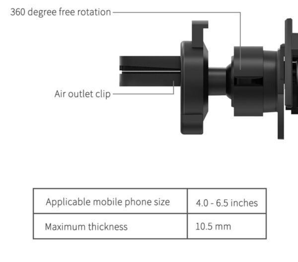 New Free Gravity BatWings Car Phone Holder Mount - Image 8