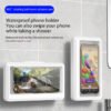 Wall Mounted Touchable Waterproof Phone Holder For Bathroom Shower