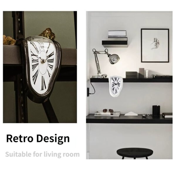 Surreal Melting Clock - Salvador Dali Surreal Melting Clock For Home Decoration - Image 6