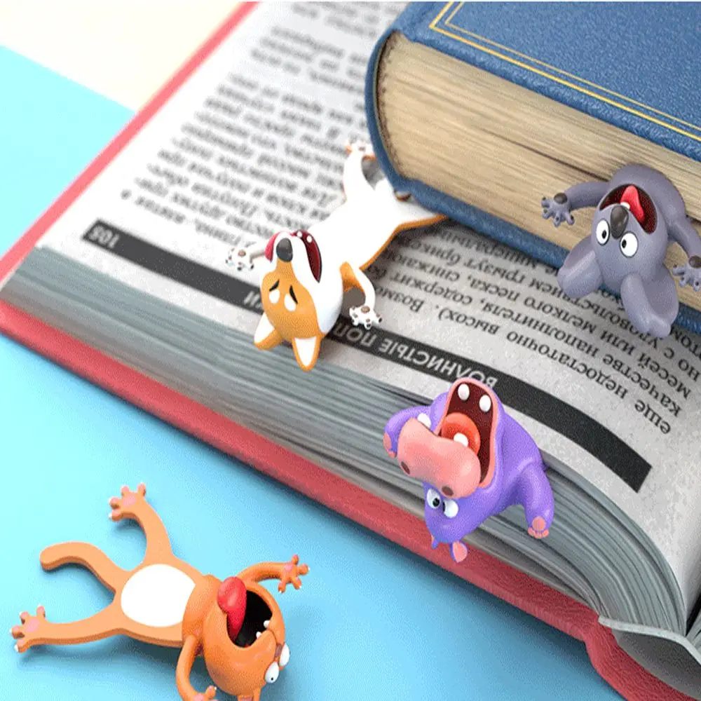 Creative Funny 3D Stereo Cartoon Animals Bookmark - Image 5
