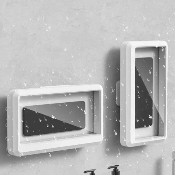 Wall Mounted Touchable Waterproof Phone Holder For Bathroom Shower - Image 11