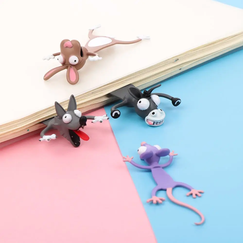 Creative Funny 3D Stereo Cartoon Animals Bookmark - Image 6