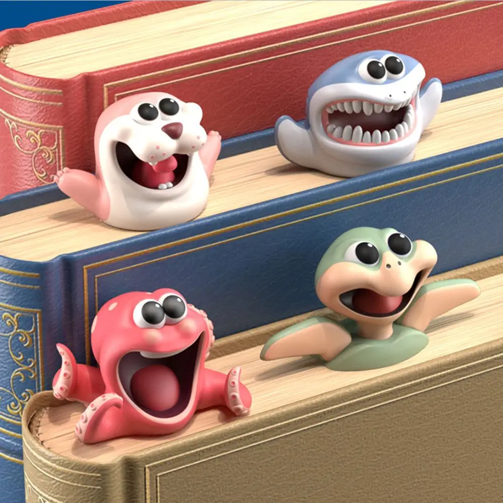 Creative Funny 3D Stereo Cartoon Animals Bookmark - Image 2