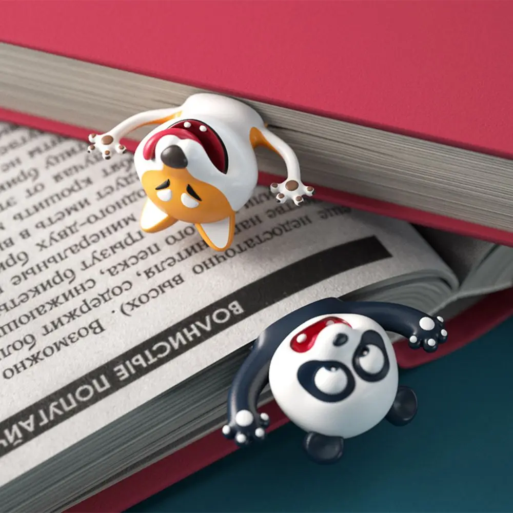 Creative Funny 3D Stereo Cartoon Animals Bookmark - Image 4