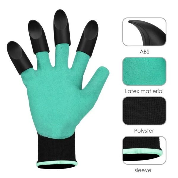2 in 1 Protective Latex Claws Gardening Gloves - Image 6