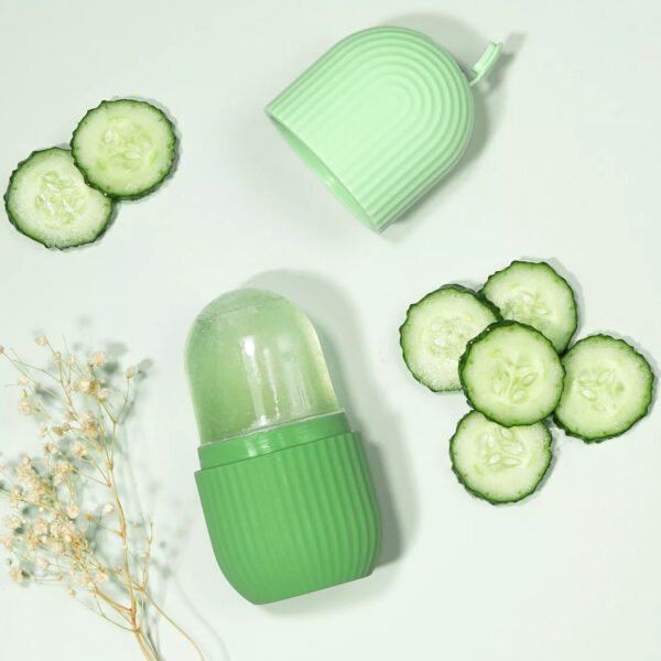 Silicone Massager Facial Ice Roller, Skin Care Tool - Image 2