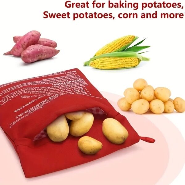 4 Minutes Efficient Baking Microwave Potato Bag, Kitchen Supplies - Image 6