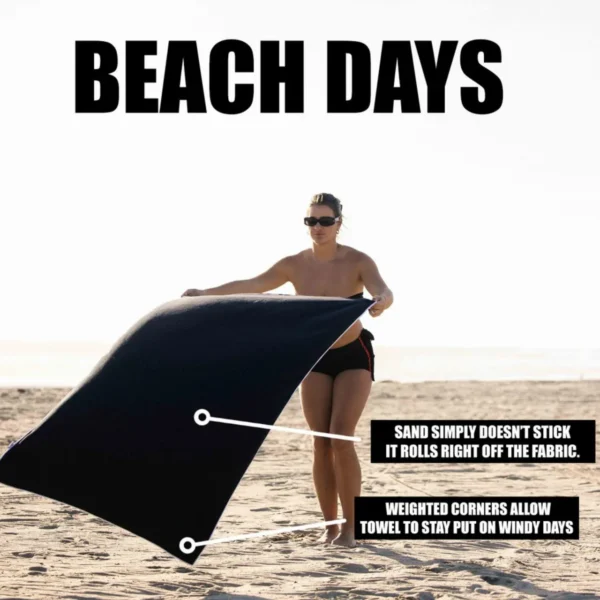 Multifunctional Magnet Beach Towel - Image 7