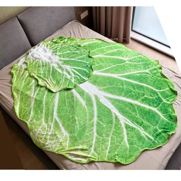 Funny Summer Flannel Cabbage Blanket - Image 6