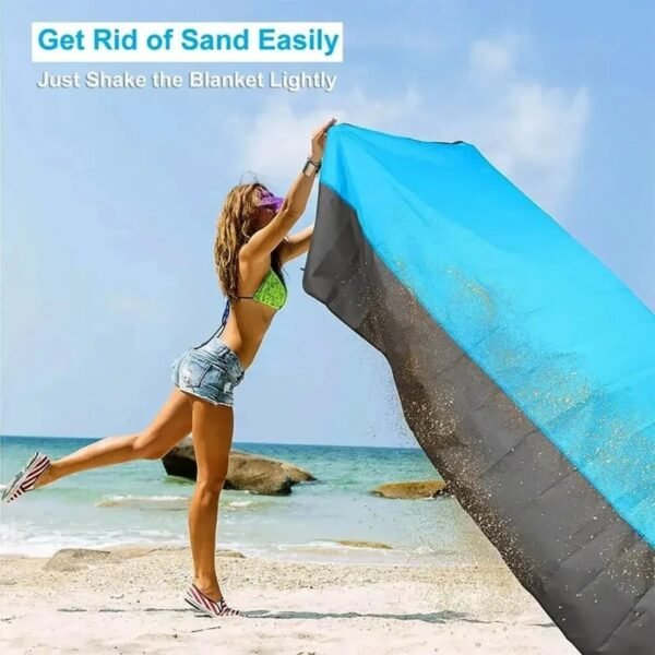 Waterproof Beach Camping Mat With Storage Bag - Image 4