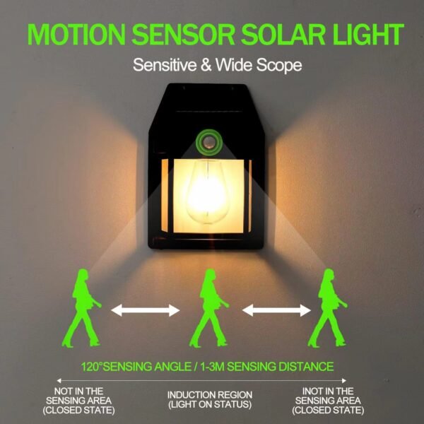 ⚡ Super Sale ⚡ Outdoor Waterproof LED Solar Powered Lights With Motion Sensor - Image 7