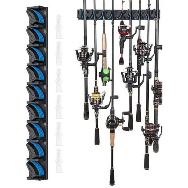 Wall Mounted Fishing Rod Holder With Universal Fit and Secure Grip Design - Image 6