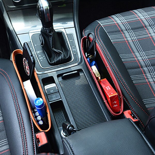Waterproof Leather Car Seat Side Pocket For Car Interior Accessories - Image 5