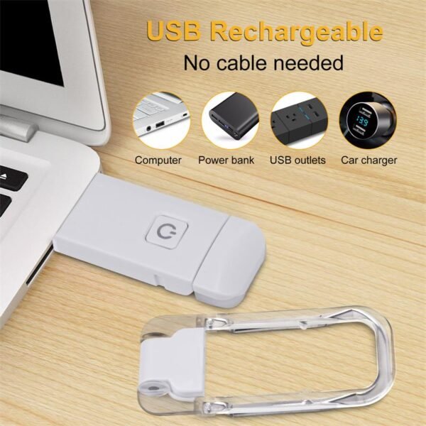 Foldable Portable USB Charging Book Light - Image 7
