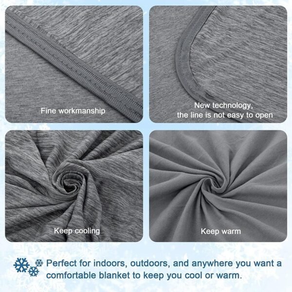 Lightweight and Breathable Summer Cooling Blanket For Cool Sleep And Night Sweats - Image 10